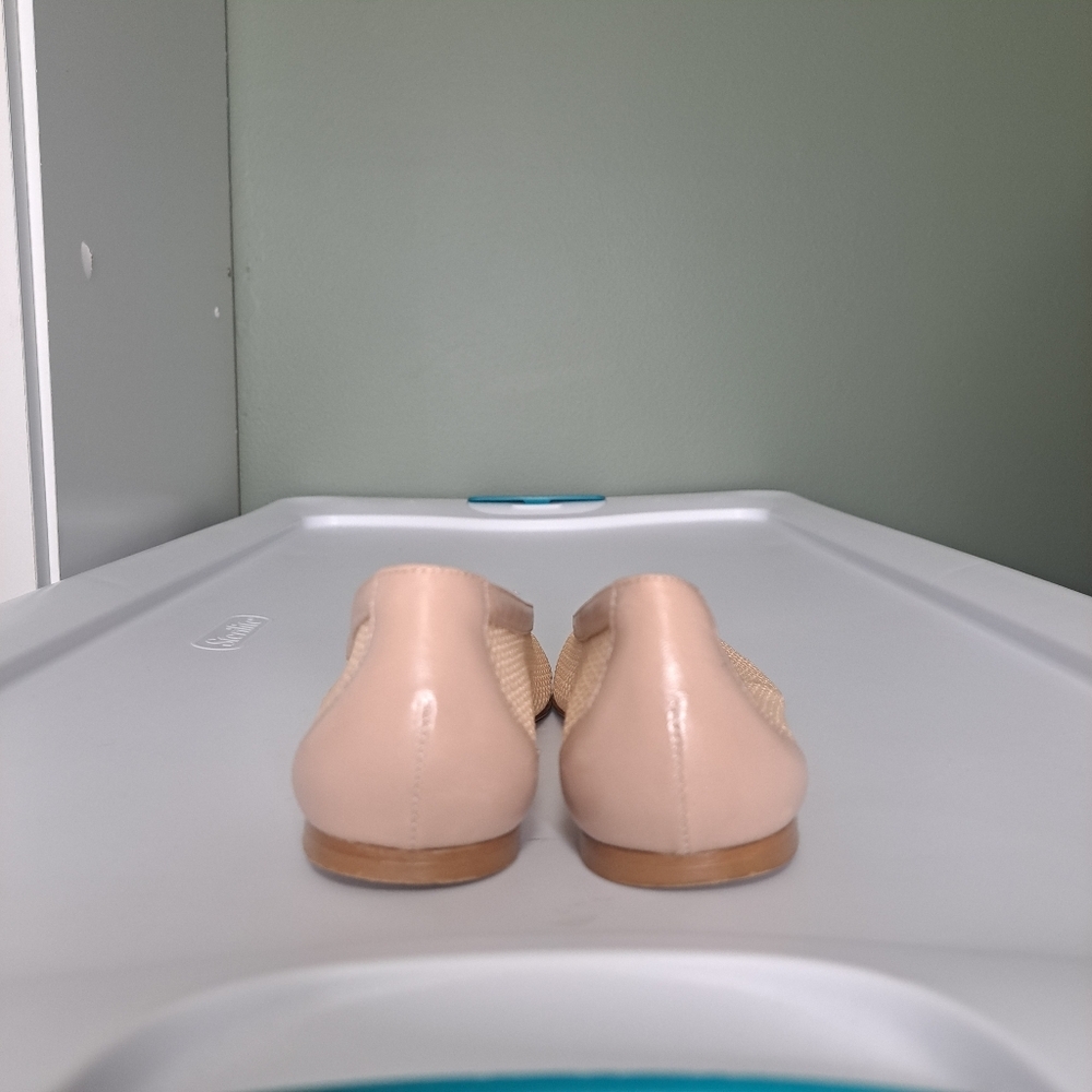 M. Gemi Nude Mesh Ballet Flats - Picture 6 of 10
